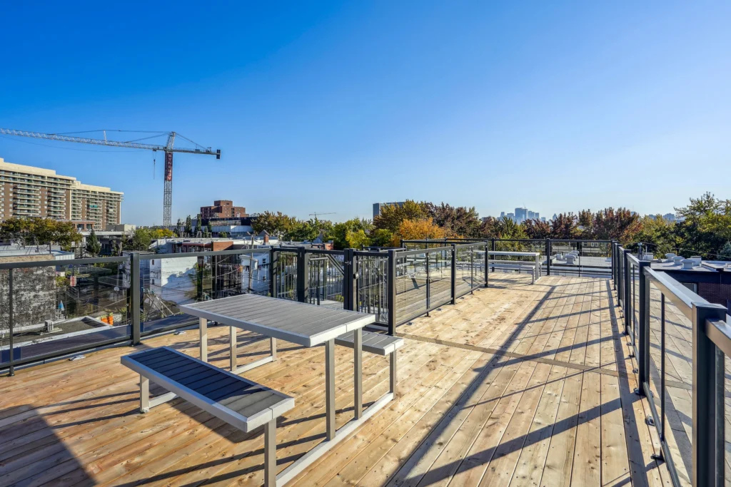 Territo Bercy Terrasse sur toit vue ville