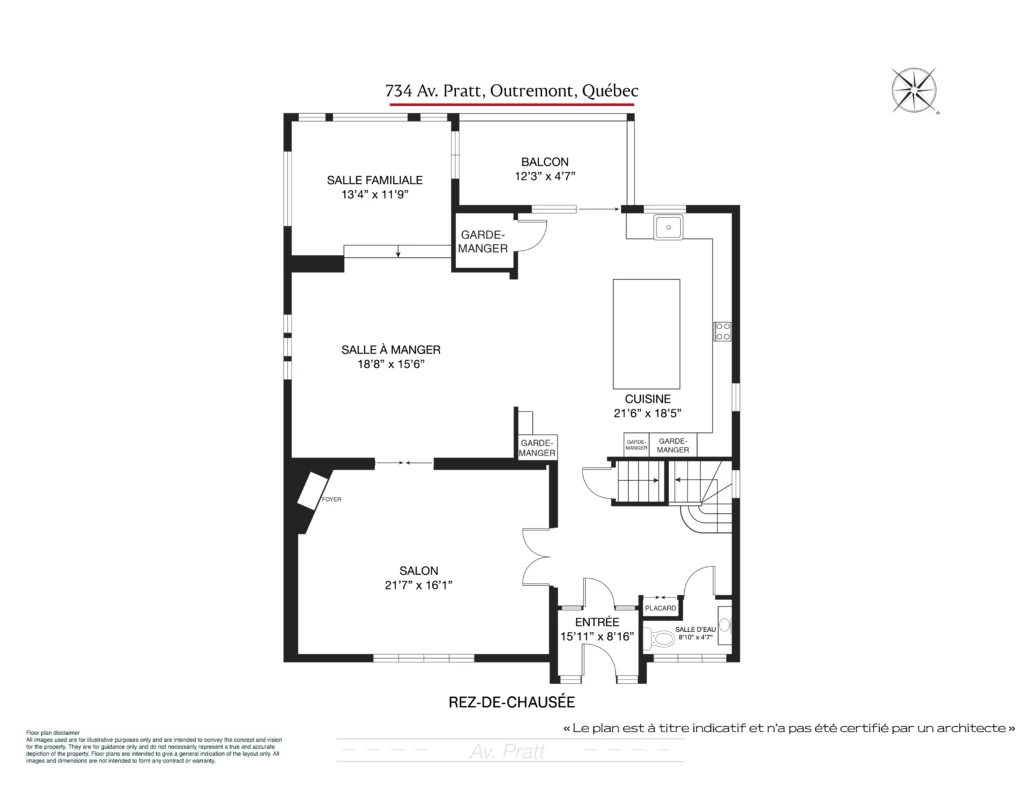 Pratt - Territo - Plan Rez-de-chaussée